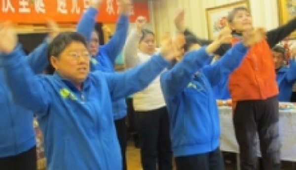 立德社工与机场残联为地区残疾人举办“庆圣诞、迎元旦”欢乐会