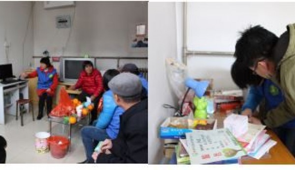 仁和镇河南村温馨家园开展志愿服务队走进残疾家庭活动