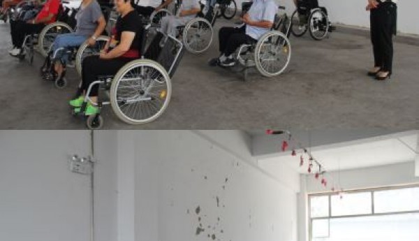 小红门地区残联开展“轮椅操”推广训练活动