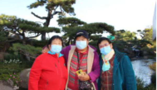 仁和镇河南村温馨家园开展文化助残社会实践之参观罗红美术馆活动