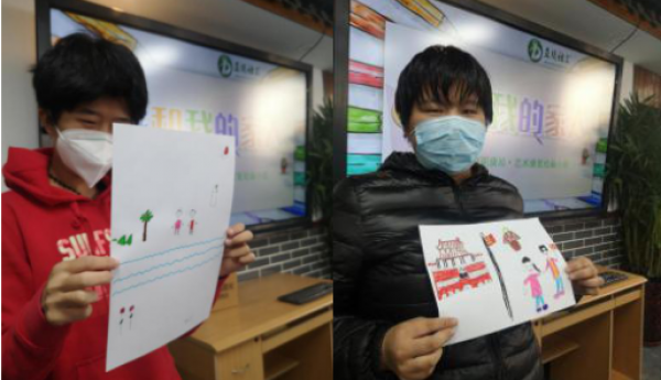 “我和我的家人”-安华学校职康站开展艺术康复系列绘画小组