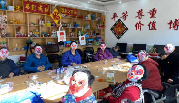 画脸谱，识国粹—旺泉街道温馨家园开展主题脸谱绘画活动