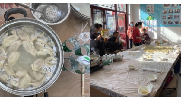 立冬，我们在一起——旺泉街道温馨家园开启饺子宴
