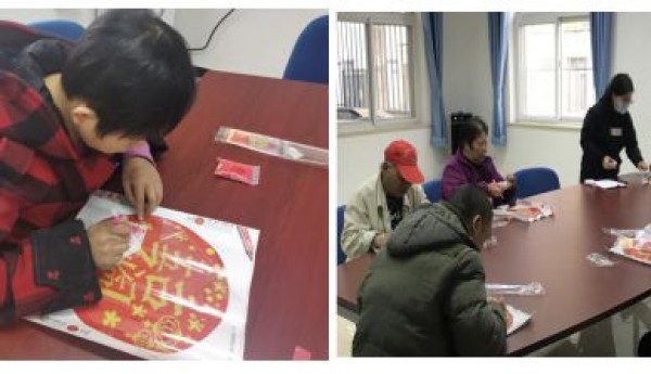 高丽营镇温馨家园开展钻石画制作活动助力学员色彩认知