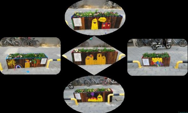 生态匠心  美化家园——安贞里花箱彩绘活动