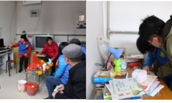 仁和镇河南村温馨家园开展志愿服务队走进残疾家庭活动