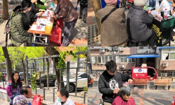 安贞里老旧小区开展环境美化宣传活动