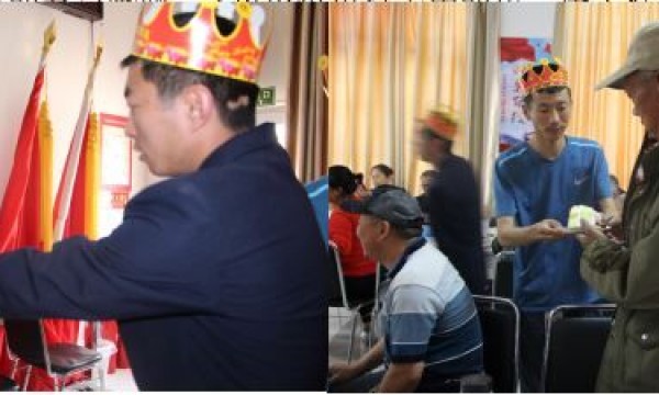 仁和镇河南村温馨家园举办别样“生日会”