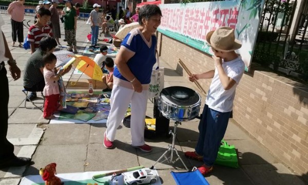 美然动力社区开展“至美瑞和，文明有我”大型宣传活动