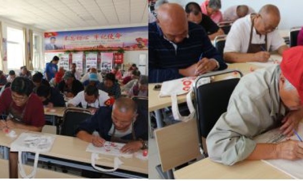 【致敬祖国生日】仁和镇河南村温馨家园举办手绘献礼活动