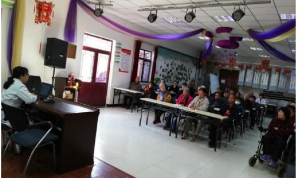 旺泉街道温馨家园举办精防知识讲座