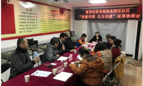 党建引领·五方共建——龙锦苑东四区社区春节联欢暨志愿者表彰协商会顺利召开