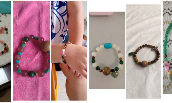 仁和镇河南村温馨家园手工工作坊——精美手串