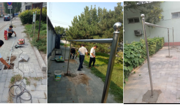 马南里社区3、4号楼，7、8号楼也有晾衣杆啦！