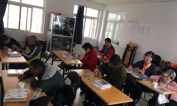 天竺温馨家园手工工作坊之钻石画活动小记