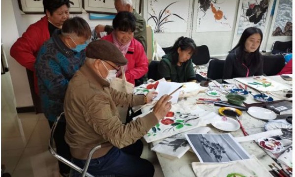 画一画，度重阳——崔各庄地区温馨家园重阳节活动剪影