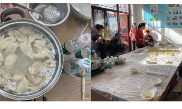 立冬，我们在一起——旺泉街道温馨家园开启饺子宴