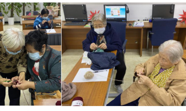 安贞温馨家园“织爱暖心”编织队成立啦！