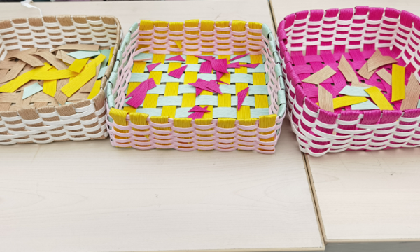 领略非遗风采，编织美好生活——广内温馨家园开展非遗系列之收纳筐编织活动