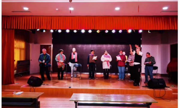 青龙桥街道残联温馨家园文体队伍诗朗诵首秀！