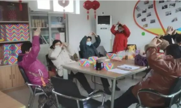 快报！快报！小红门地区职康站学员《国家》手指舞课堂开课啦!