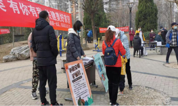 芍药居一、五社区党员志愿服务队顺利开展“扬雷锋精神 庆建党百年”主题活动